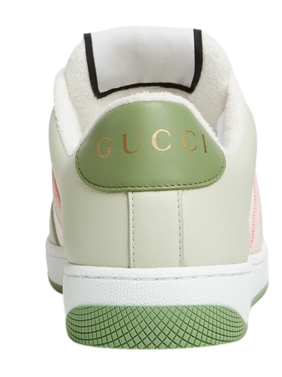 GUCCI Women's Screener WMNS White Original "GG" Canvas Sneaker Size 7.5 NIB - Picture 3 of 12